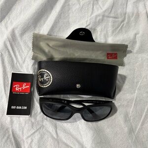 Ray-Ban Black Leather Sunglasses Case